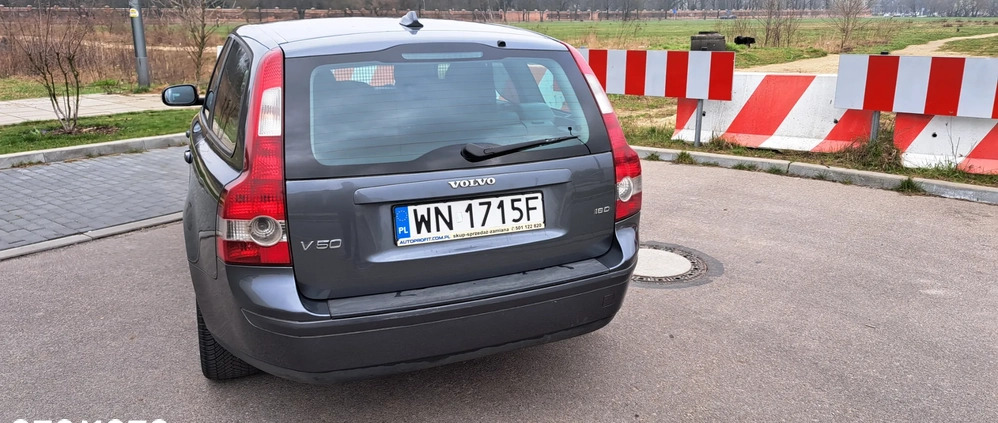 Volvo V50 cena 6200 przebieg: 204000, rok produkcji 2007 z Ustrzyki Dolne małe 106